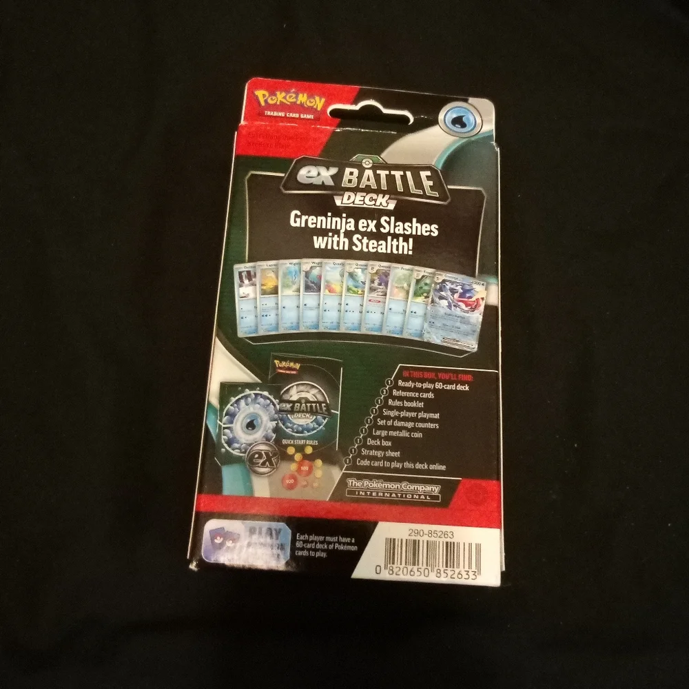 Pokemon TCG ex Battle Deck Greninja ex Factory Sealed